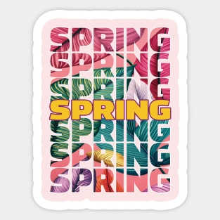 Hello Spring Sticker